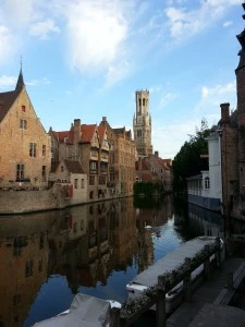Brujas, por la mañana muy temprano; julio 2015.